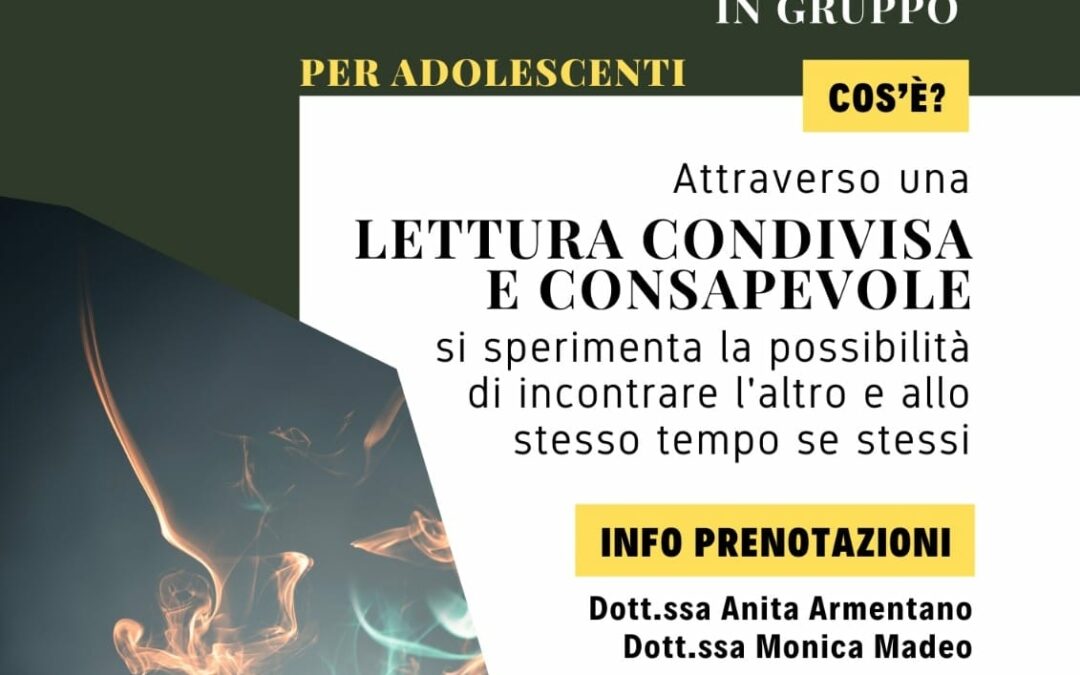 Percorso di libroterapia per adolescenti